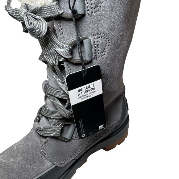 NEW Sorel Womens Torino™ II Tall Snow Boot Quarry Sz 6 Waterproof Suede Upper - Picture 6 of 9